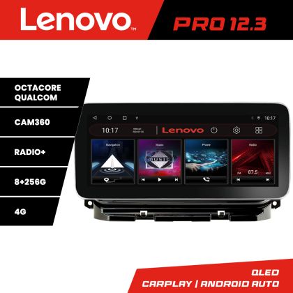 Navigatie Skoda Octavia 4 2020-2024 Lenovo PRO 8+256 12.3 inch qled android 4G DSP gps internet  KIT-octavia4