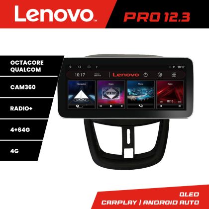 Navigatie Peugeot 207 K-PE01 Lenovo PRO 4+64 12.3 inch qled android 4G DSP gps internet  8Core