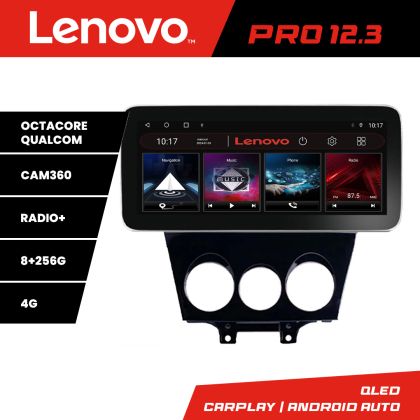 Navigatie Mazda RX8 2003-2008 Lenovo PRO 8+256 12.3 inch qled android 4G DSP gps internet  8Core