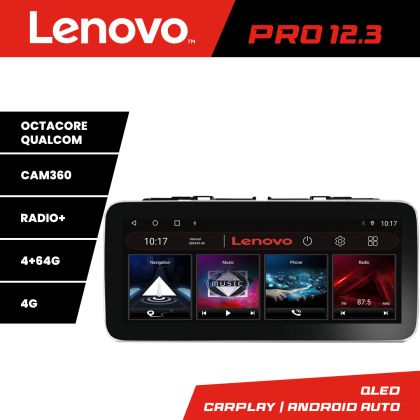 Navigatie Ssang Young Tivoli 2020- K-TIVOLI Lenovo PRO 4+64 12.3 inch qled android 4G DSP gps internet 