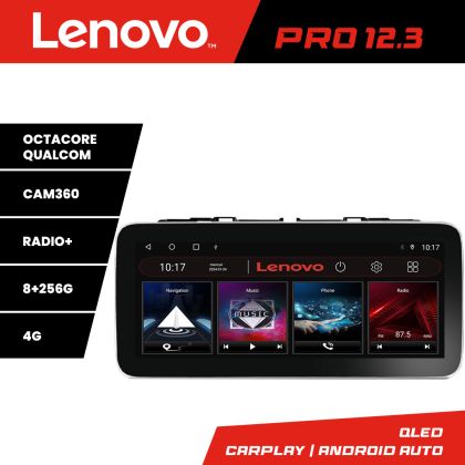 Navigatie Ssang Young Tivoli 2020- K-TIVOLI Lenovo PRO 8+256 12.3 inch qled android 4G DSP gps internet 