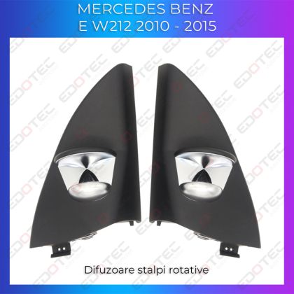 Lumini Ambientale difuzoare stalpi rotative Mercedes E W212 CLS W218 control pe sistemul original sau telefon