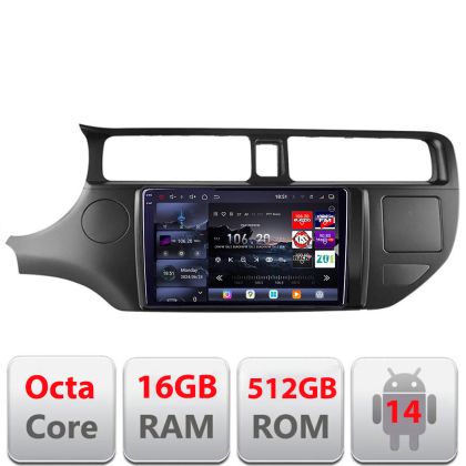 Navigatie Kia Rio 2011-2013 Edotec Kit-204 8 core QLED 2K 16+512 360 Android Waze USB Navigatie Internet Youtube Radio v1