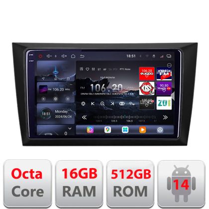 Navigatie VW Golf6 2009-2013 Lenovo Kit-GOLF6 8 core QLED 2K 16+512 360 Android Waze USB Navigatie Internet Youtube Radio