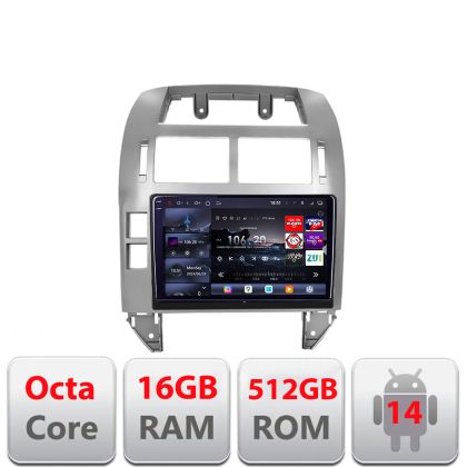 Navigatie VW Polo 2004-2011 Android radio gps internet 8 core QLED 2K 16+512 360 Lenovo