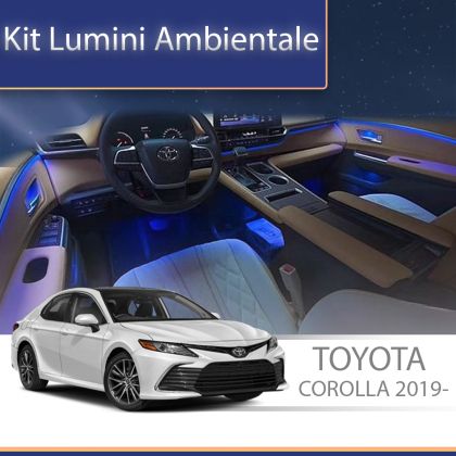 Lumini ambientale Toyota Corolla 2019-2021 set complet control telefon sau sistem original