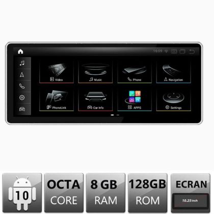 Navigatie Audi Q3 MMI3G EDT-Q3-V3 ecran 10.25" Android Gps Internet Bluetooth USB Video Qualcomm 8 GB + 128 GB