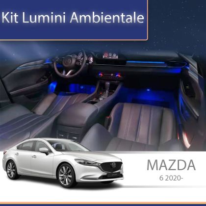 Lumini ambientale Mazda 6 2020-2023 set complet control telefon sau sistem original