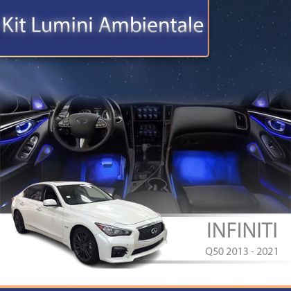 Lumini ambientale Inifnity Q50 2013-2021 set complet control telefon sau sistem original