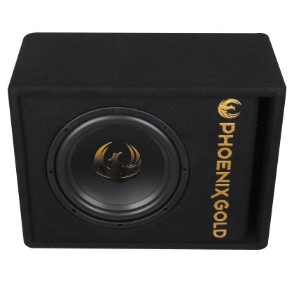 Subwoofer activ Z10AB Phoenix Gold, 10 inch, 200W RMS, max 800W, kit de cabluri incluse