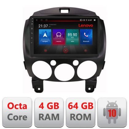 Navigatie Mazda 2 2007-2013 Android radio gps internet Octa Core 4+64 LTE Kit-mazda2+EDT-E509-PRO