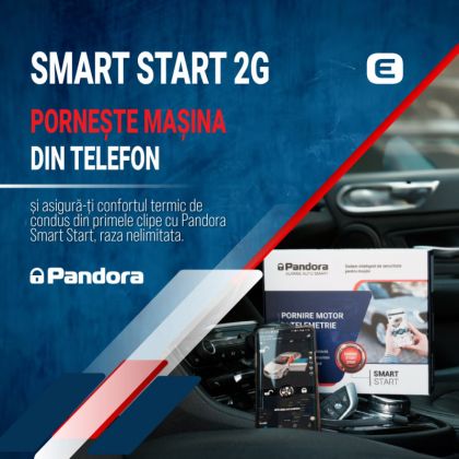 Kit pornire motor  Renault Arkana 2019-, aplicatie telefon 2G (montaj inclus) - Pandora Smart Start