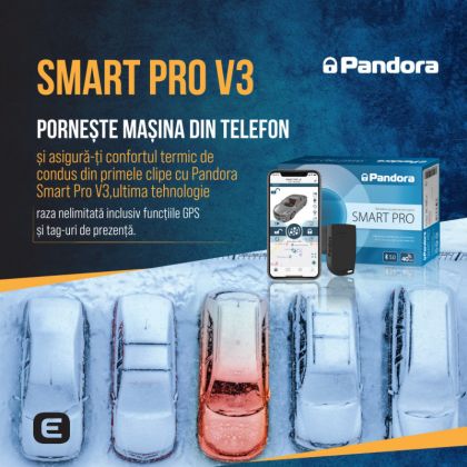 Kit pornire motor Mercedes Benz Clasa X W470 2017-, aplicatie telefon 4G, GPS (montaj inclus) - Pandora Smart Pro V3  cu taguri 