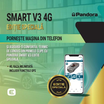 Kit pornire motor  Volvo V40 2004-2012, aplicatie telefon 4G, GPS (montaj inclus) - Pandora  Smart v3 ES(fara tag)