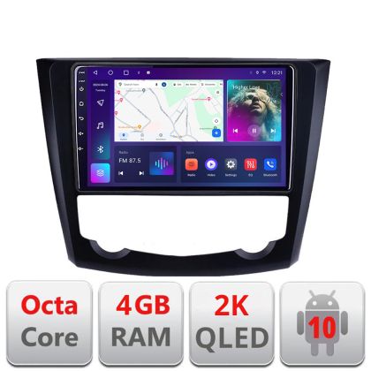 Navigatie Renault Kadjar C-9030 Android Octa Core Ecran 2K QLED GPS 4G 4+32GB 360 KIT-9030+EDT-E409-2K