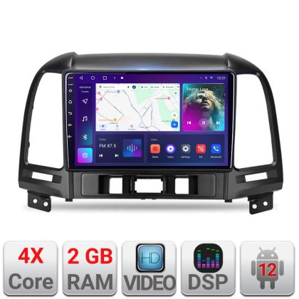 Navigatie HHyundai Santa Fe A-008  2+32 GB Android Waze USB Navigatie Internet Youtube Radio