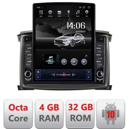 Navigatie Toyota Land Cruiser L100 2002-2006 Android radio gps internet Octa Core 4+64 LTE KIT-L105-automatic+EDT-E710