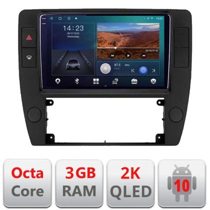 Navigatie Passat B5 1997-2004  Android Ecran 2K QLED octa core 3+32 carplay android auto kit-b5+EDT-E309V3-2K