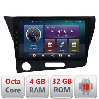 Navigatie Honda CR-Z 2006-2013 Android radio gps internet Octa core 4+32 Kit-crz+EDT-E409