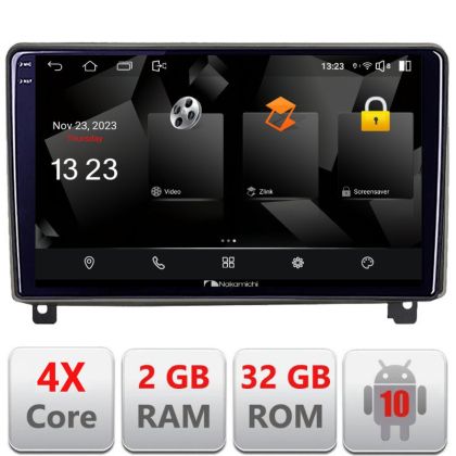 Navigatie Peugeot 407 2004-2011  Android Ecran 720P Quad Core 2+32 carplay android auto