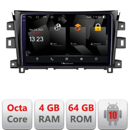Navigatie NIssan Navara 2017- 5510-NAVARA17 Android Octa Core 720p 4+64 DSP 360 camera carplay android auto