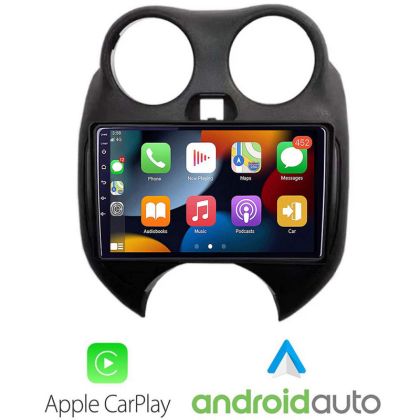 Multimedia MP5 Carplay Android auto Nissan Micra 2010-2014 radio bluetooth camera KIT-micra2010+EDT-E109