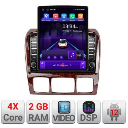 Navigatie Mercedes Clasa S 1998-2005 K-220 ecran tip TESLA 9.7" cu Android Radio Bluetooth Internet GPS WIFI 2+32 DSP