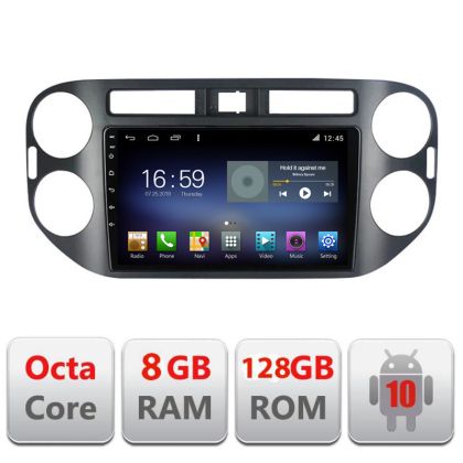 Navigatie VW TIGUAN- Android radio gps internet Octa Core 8+128 LTE