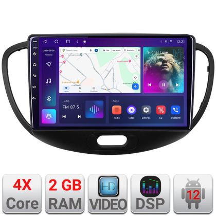 Navigatie HHyundai I10 2007-2013 Android radio gps internet 2+32 KIT-i10-2007+EDT-E209