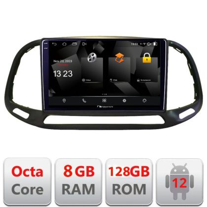 Navigatie Fiat Doblo 2015-2018 5960Pro-DOBLO15 Android Octa Core Qualcomm 2K Qled 8+128 DTS DSP 360 4G Optical