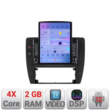 Navigatie Passat B5 1997-2004 ecran tip TESLA 9.7" cu Android Radio Bluetooth Internet GPS WIFI 2+32 DSP Quad Core