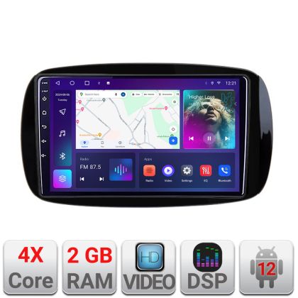 Navigatie Smart For Two 2015- A-Smart15  2+32 GB Android Waze USB Navigatie Internet Youtube Radio