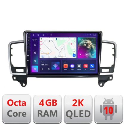 Navigatie Mercedes ML W166 NTG4.5 C-W166 Android Octa Core Ecran 2K QLED GPS 4G 4+32GB 360 KIT-w166+EDT-E409-2K