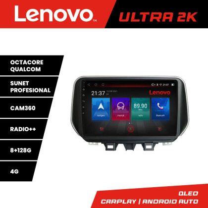 Navigatie HHyundai Tucson 2019- M-1135 Octa Core Android Radio Bluetooth GPS WIFI/4G DSP 2K 8+128GB 360 Toslink