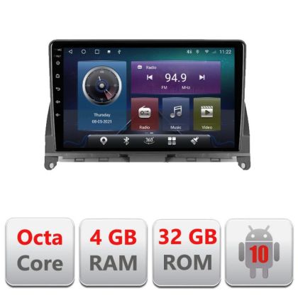 Navigatie Mercedes W204 2008-2012 C-W204 Octa Core cu Android Radio Bluetooth Internet GPS WIFI 4+32GB