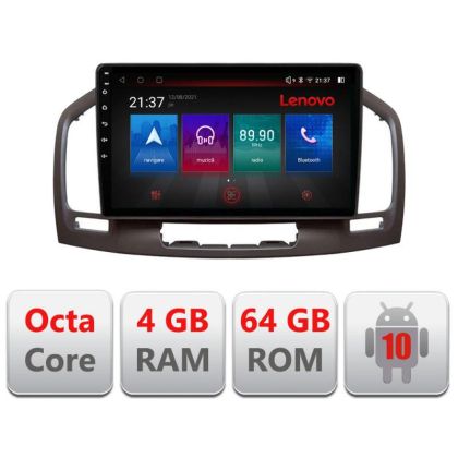 Navigatie Opel Insignia 2009-2013 E-114 Octa Core cu Android Radio Bluetooth Internet GPS WIFI DSP 4+64GB 4G