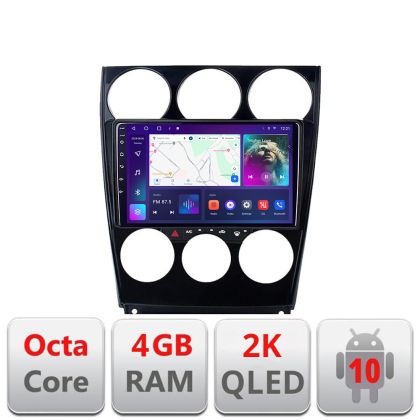 Navigatie Mazda 6 2004-2008 C-944 Android Octa Core Ecran 2K QLED GPS 4G 4+32GB 360 KIT-944+EDT-E409-2K