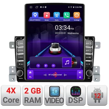 Navigatie Suzuki Grand Vitara Old K-053 ecran tip TESLA 9.7" cu Android Radio Bluetooth Internet GPS WIFI 2+32 DSP Qua