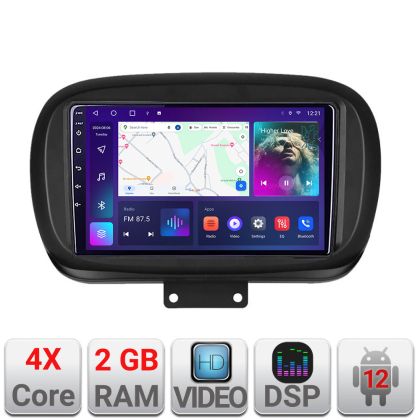 Navigatie Fiat 500 2014- A-539  2+32 GB Android Waze USB Navigatie Internet Youtube Radio