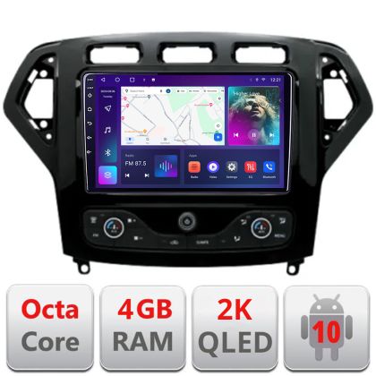 Navigatie Ford Mondeo 2007-2010 Android ecran Qled 2K Octa core 4+32 KIT-mondeo-nav-07+EDT-E409-2K