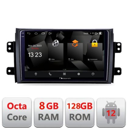 Navigatie Suzuki SX4 2006-2013 5960Pro-124 Android Octa Core Qualcomm 2K Qled 8+128 DTS DSP 360 4G Optical