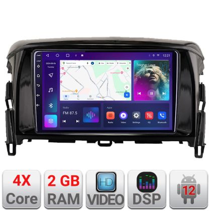 Navigatie Mitsubishi Eclipse Cross 2017- Android radio gps internet 2+32 Kit-cross-eu+EDT-E209V2