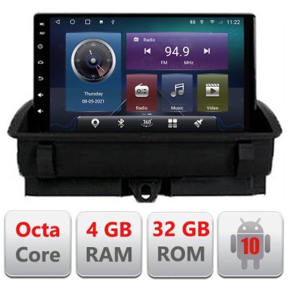 Navigatie Audi Q3 2011-2018 Android radio gps internet Octa core 4+32GB Kit-q3+EDT-E409