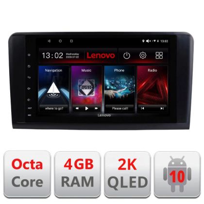 Navigatie Mercedes ML GL L-213, Octacore, 4Gb RAM, 64Gb Hdd, 4G, QLED 2K, DSP, Carplay, Bluetooth