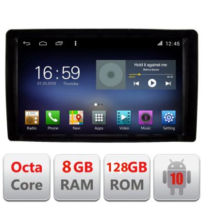 Navigatie universala 2din-2 Octa Core cu Android Radio Bluetooth Internet GPS WIFI DSP 8+128GB 4G