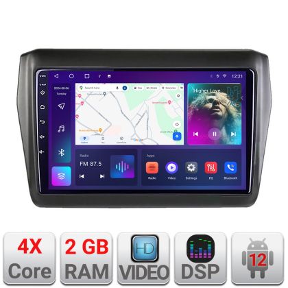 Navigatie Suzuki Swift 2017- A-2179  2+32 GB Android Waze USB Navigatie Internet Youtube Radio