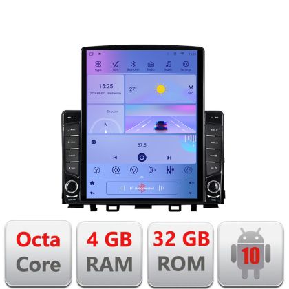 Navigatie Kia Stonic 2016-2020 Android radio gps internet Octa Core 4+64 LTE Kit-Stonic+EDT-E709