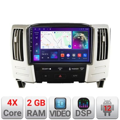 Navigatie Lexus RX300 2003-2008 Android radio gps internet 2+32 Kit-RX300+EDT-E209v2