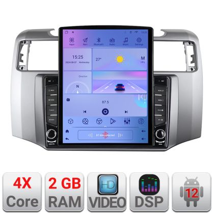 Navigatie Toyota 4runner 2009-2019 Android radio gps internet quad core 2+32 ecran vertical 9.7" KIT-4runner+EDT-E708