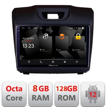 Navigatie Isuzu D-Max Quad Core 5960Pro-2234 Android Octa Core Qualcomm 2K Qled 8+128 DTS DSP 360 4G Optical